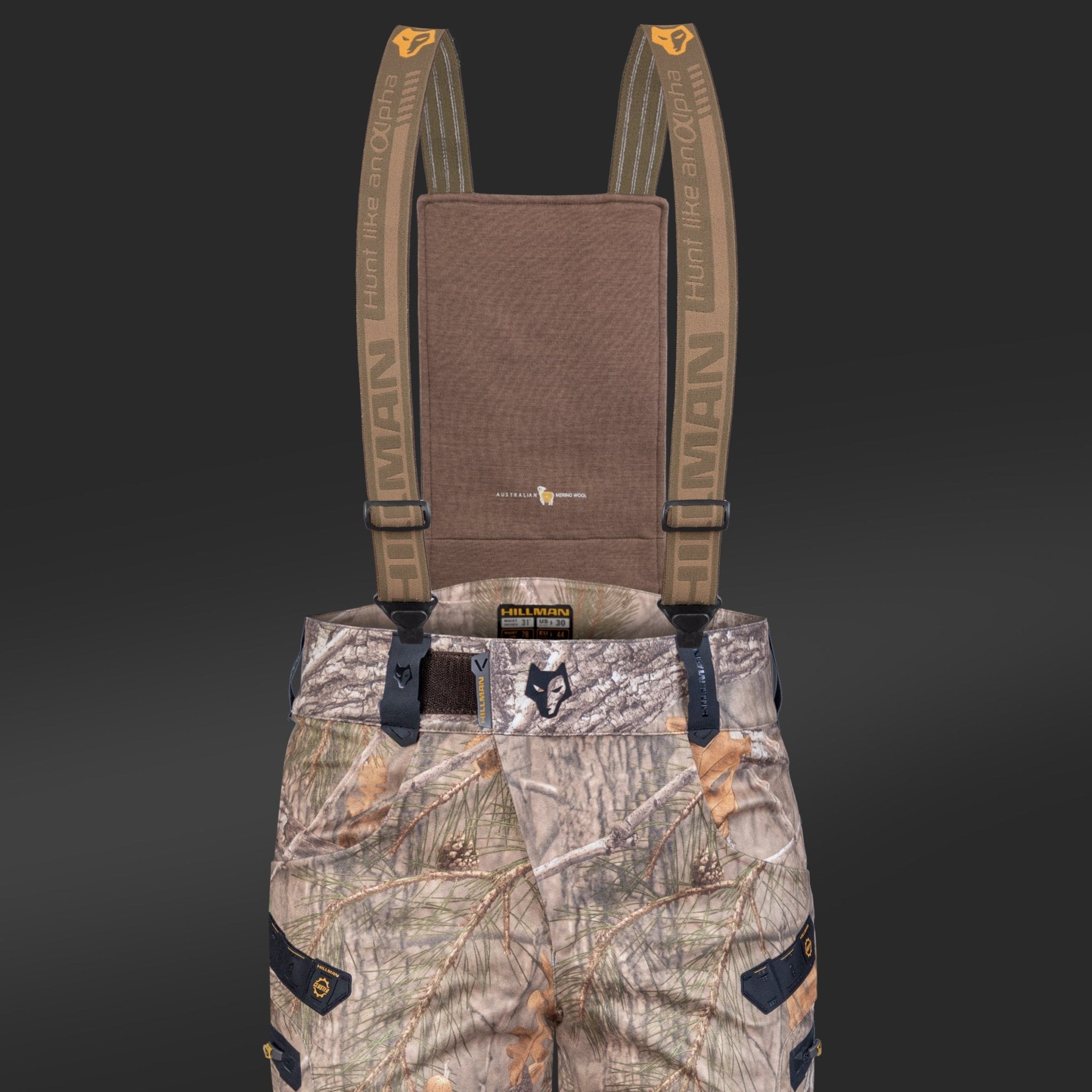 Best 6OL Insulated Camo Hunting Pants - Waterproof Camouflage Bibs top - rated men's and women's styles by Hillman