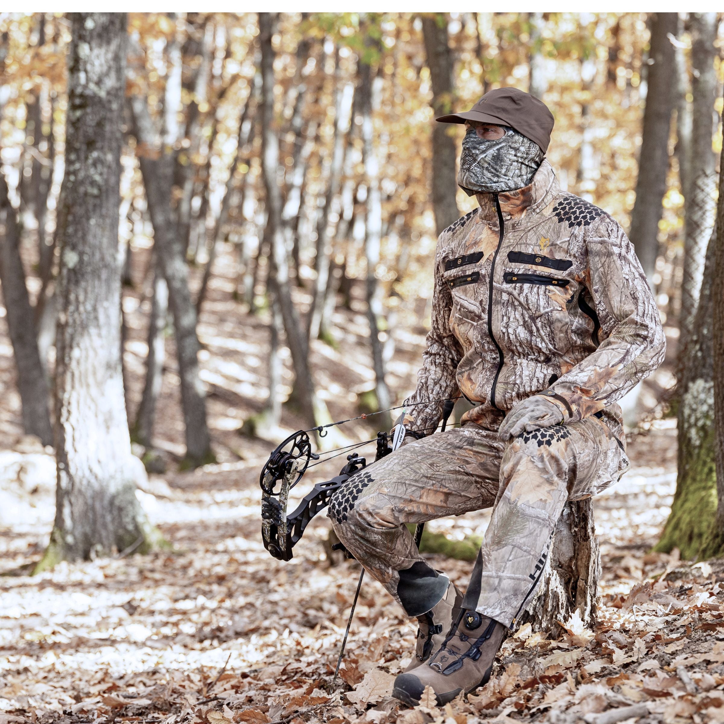 Luxury high end camo hunting jacket