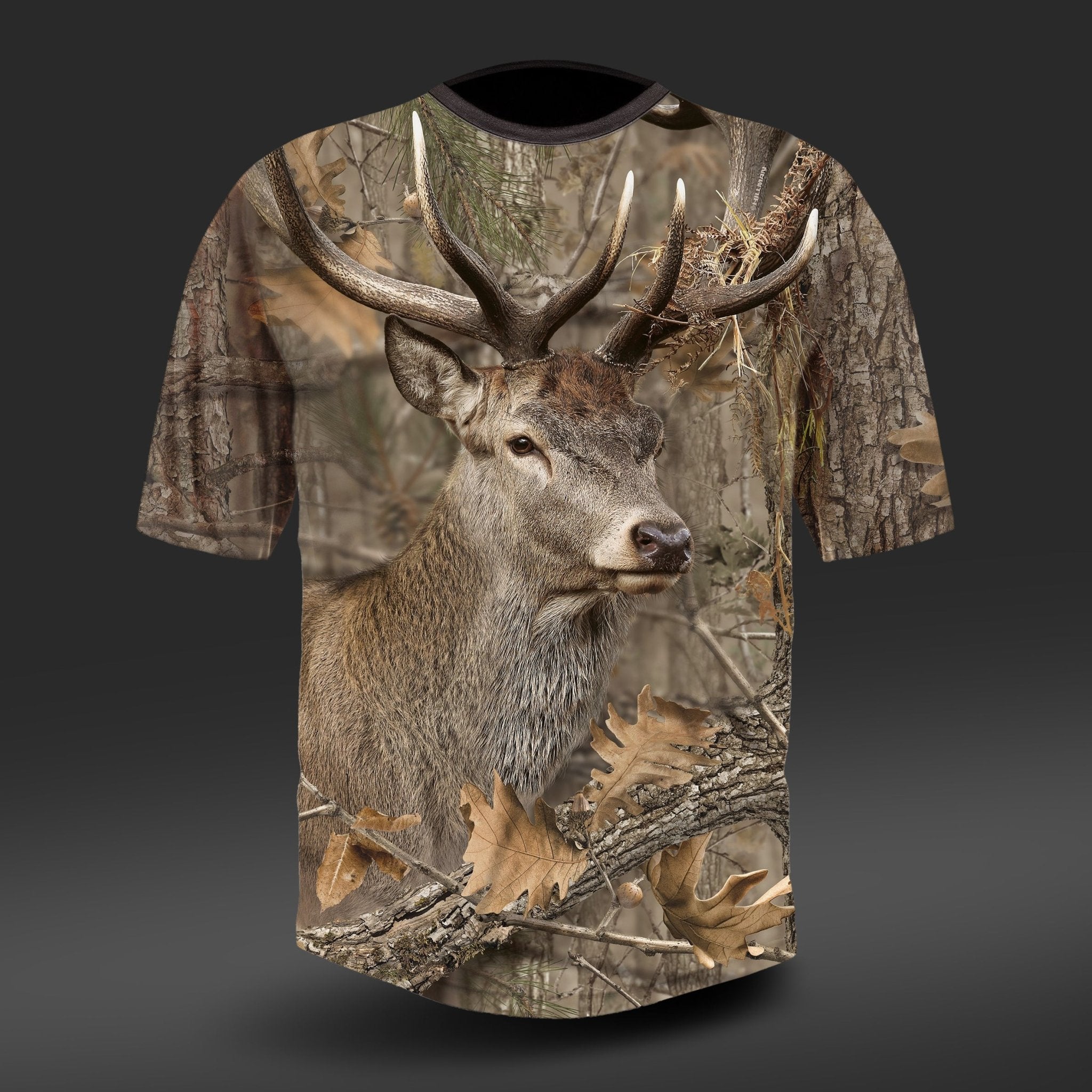 Best T-shirt Red Deer DGT cotton Short Sleeve top - rated men's and women's styles by Hillman