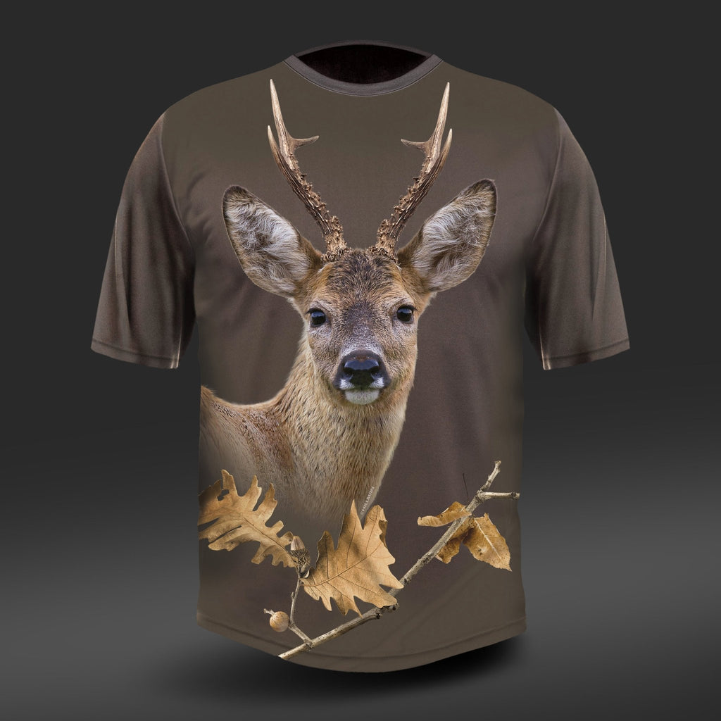 Best T-shirt Rое Deer DGT cotton Short Sleeve top - rated men's and women's styles by Hillman