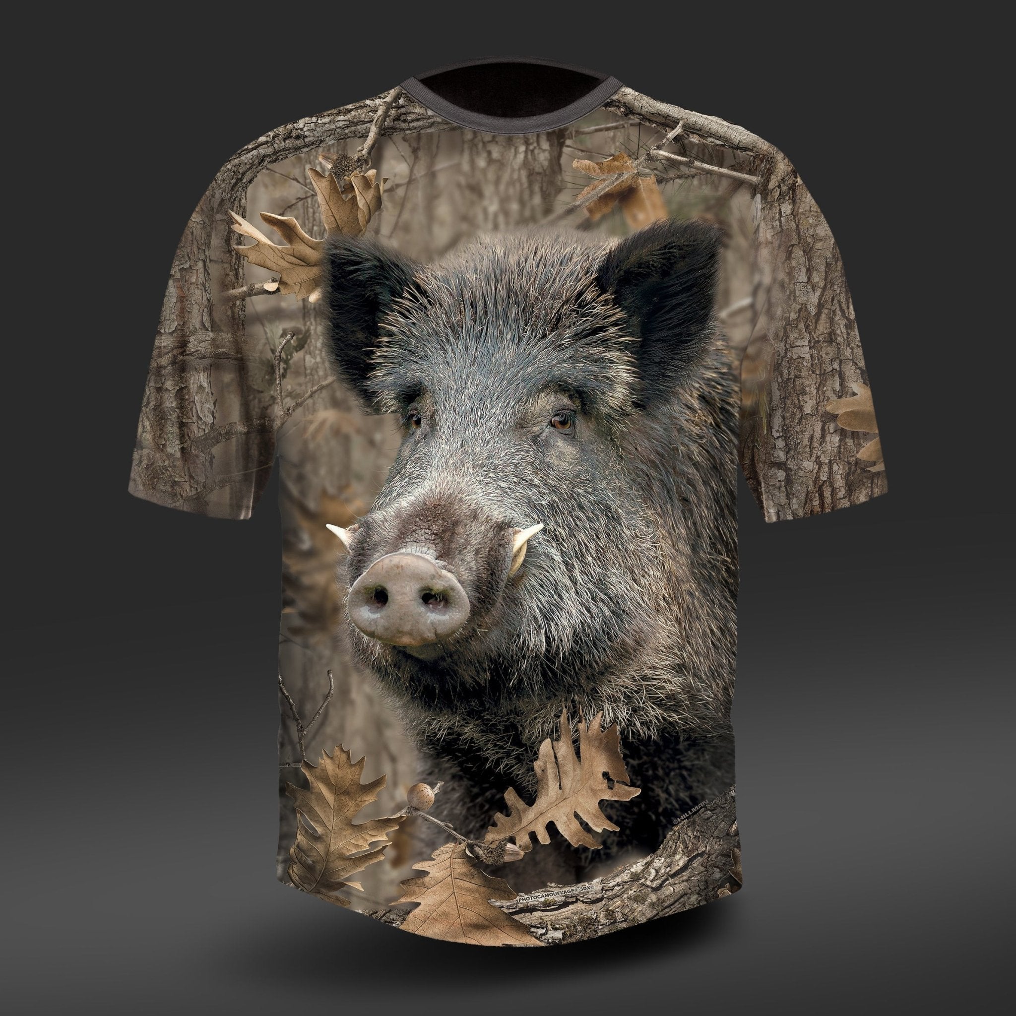 Best T-shirt Wild Boar DGT cotton Short Sleeve top - rated men's and women's styles by Hillman