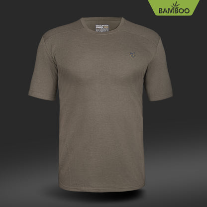 Hunting t-shirt made of bamboo and organic cotton